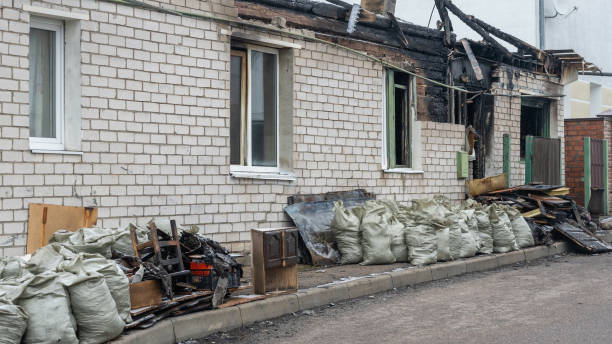 Professional Emergency Fire Cleanup technician working in Marco Island, FL